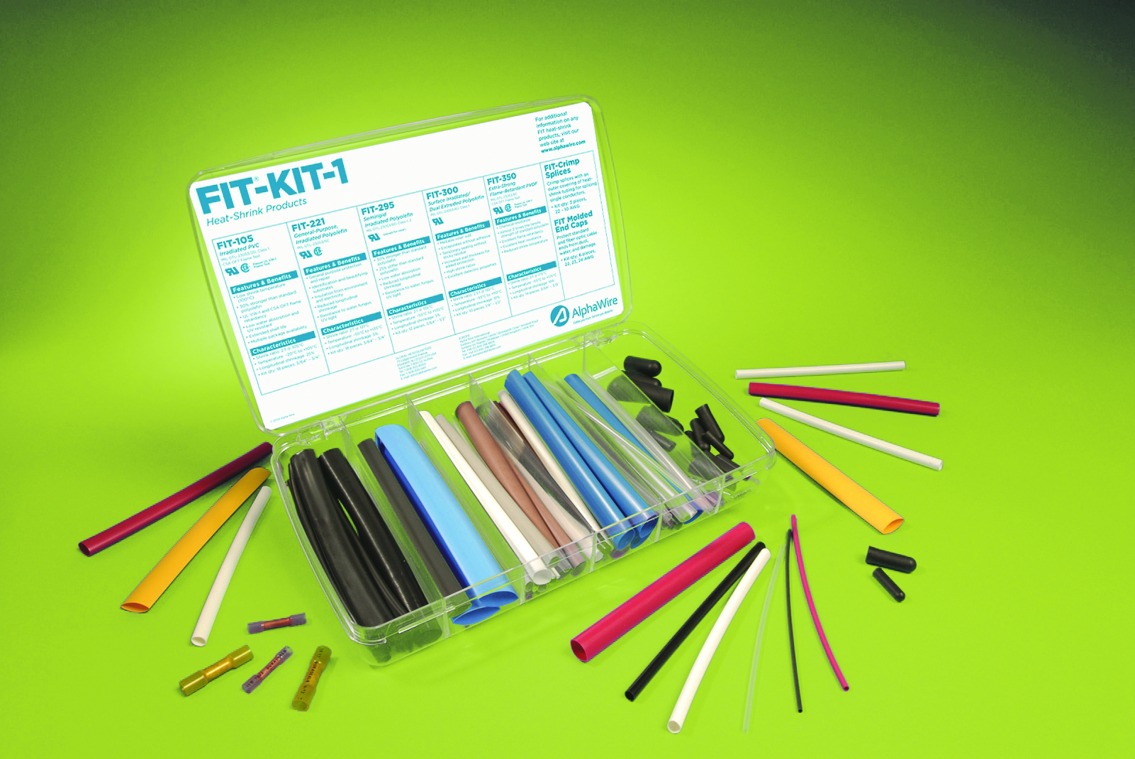 Heat Shrink Tubing | FIT® | FIT-221-MS-1 | Alpha Wire