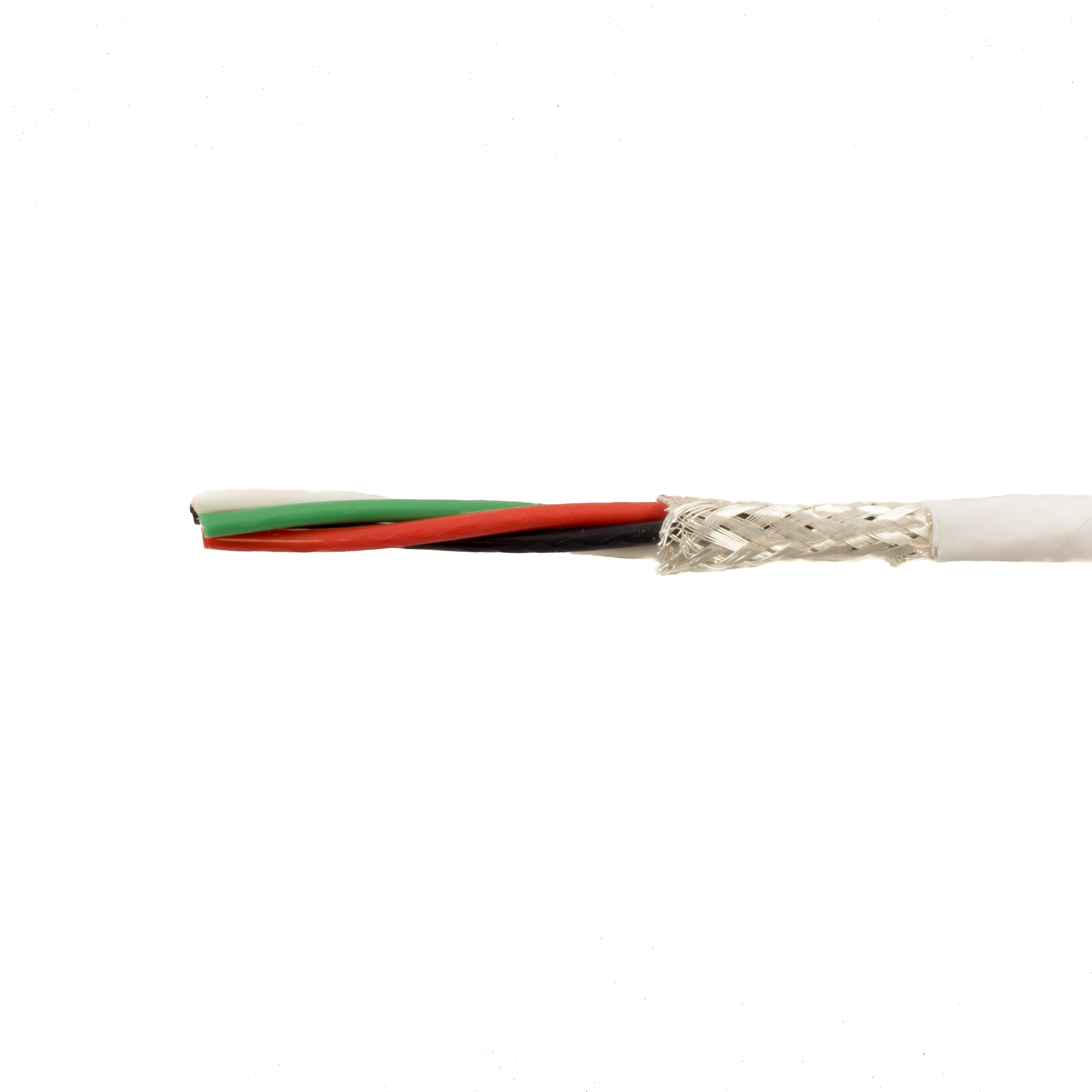 Alpha Wire Alpha Essentials High/Low-Temperature Cable 600V Braid Shield PTFE, PTFE Tape