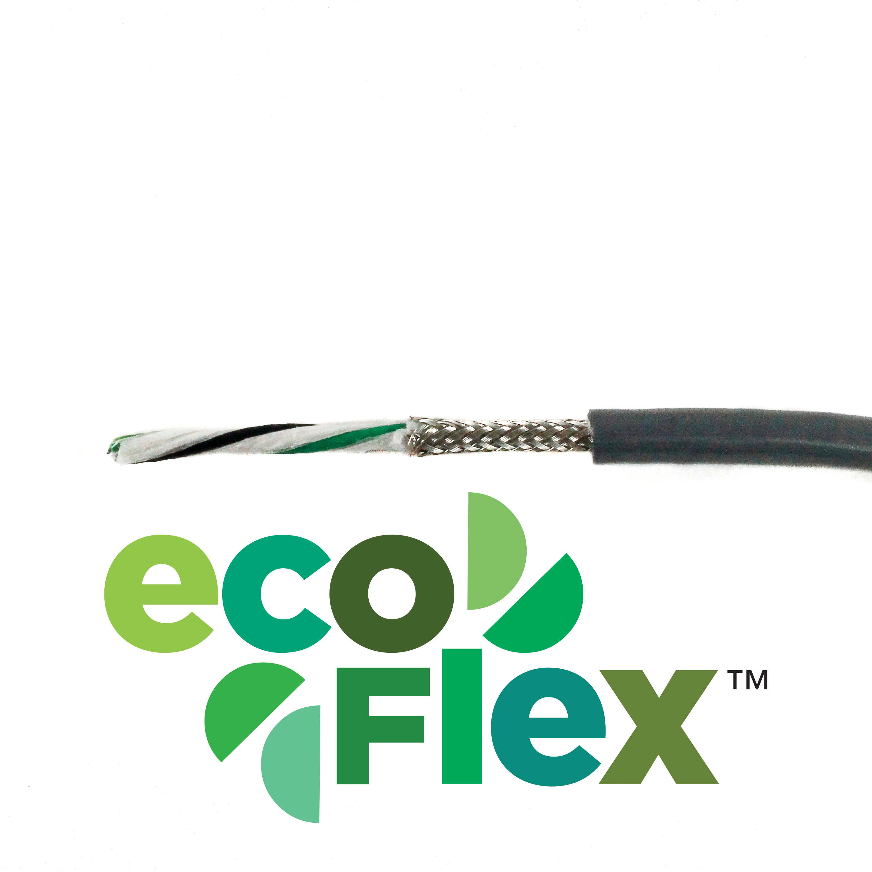 Alpha Wire EcoFlex PUR 600V Flex Cable Braid Shielded