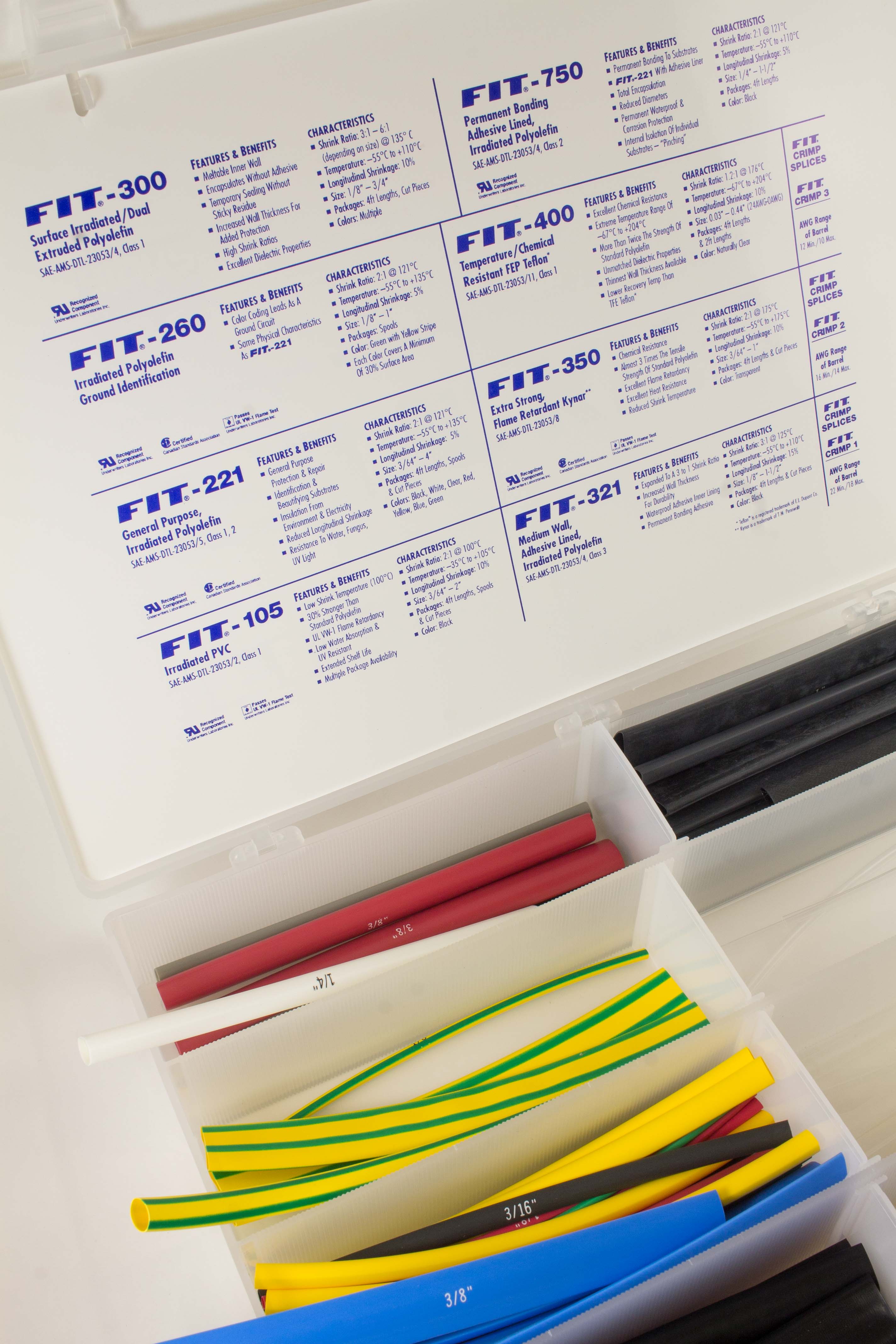 Alpha Wire FIT Kit Shrink Tubing